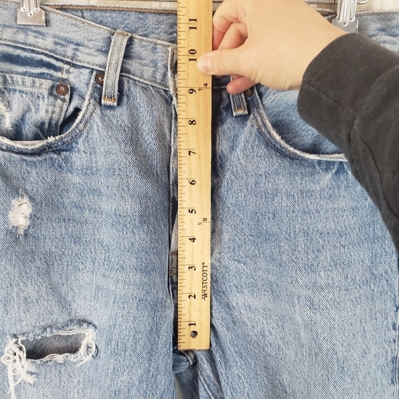 Levi's Premium 501 Button Fly‎ Jeans Blue Size 26x28 - Picture 7 of 12